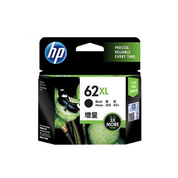 图片 HP HP 62XL 黑色大容量墨盒 (惠普（HP）62BK　XL号 原装墨盒(适用于HPOJ 200258 移动打印机） 62XL号黑色大容量)