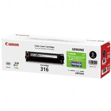 图片 Canon CRG 316 BK (佳能（Canon）CRG-316BK 黑色硒鼓（适用于LASERSHOT LBP5050 5050n）)